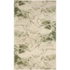 Nourison Home Astra Machine Washable ASW14 Beige Green 2 ft. X 6 ft. Area Rug