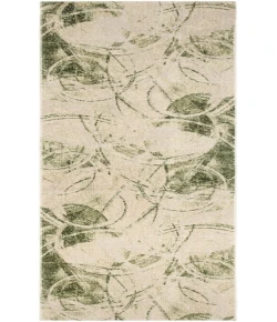 Nourison Home Astra Machine Washable ASW14 Beige Green 2 ft. X 6 ft. Area Rug