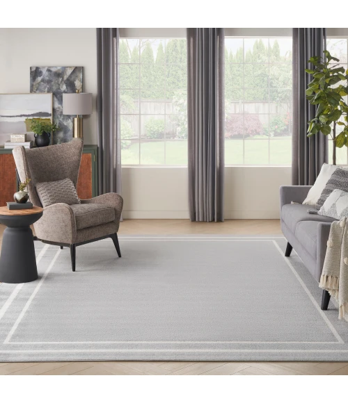 Nourison Nourison Essentials Area Rug NRE02 Grey/Ivory