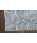 Nicole Curtis Machine Washable Series 1 Blue Grey SR107 2 ft. X 3 ft. 9 in. Rectangle Rug