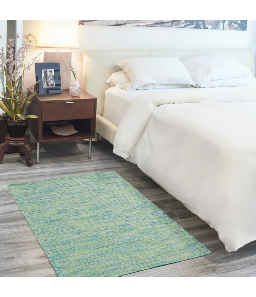 Nourison Positano Area Rug POS01 Blue Green 3' x 5'