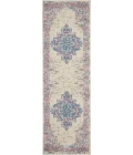 Nourison Grafix Runner Area Rug GRF14-Ivory/Pink