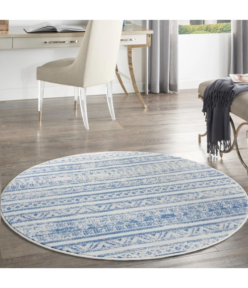Nourison Whimsicle Area Rug WHS16-Ivory Blue