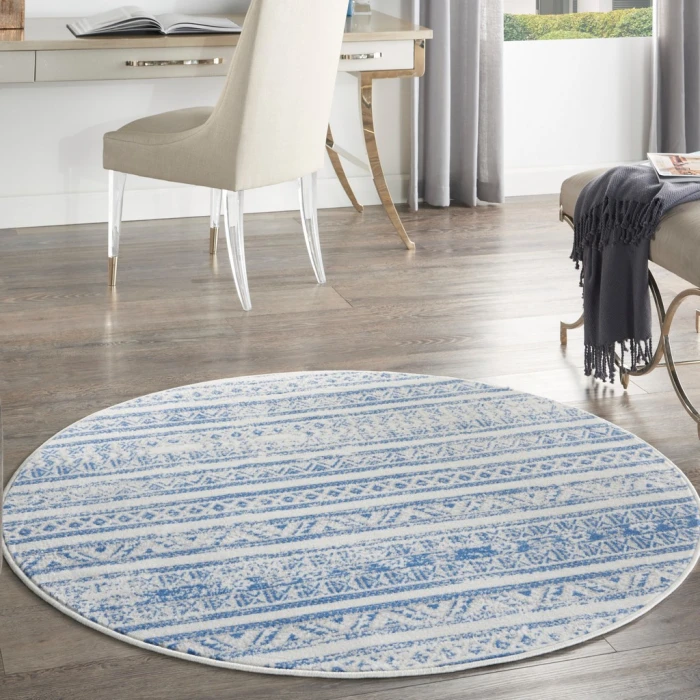 Nourison Whimsicle Area Rug WHS16-Ivory Blue