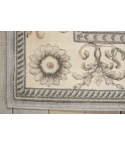 Nourison Home Somerset ST02 Silver 5 ft. 6 in. Round Area Rug