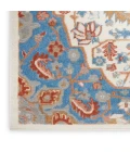 Nourison Elation Area Rug ETN09 Ivory Blue 7'10" x 9'10"