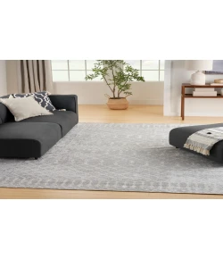 Nourison Home Astra Machine Washable ASW10 Grey 12 ft. X 15 ft. Area Rug