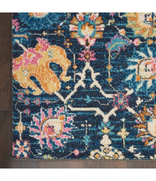 Nourison Passion Area Rug PSN01 Navy 9' x 12'