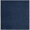 Nourison Home Nourison Essentials NRE01 Midnight Blue 9 ft. Square Area Rug