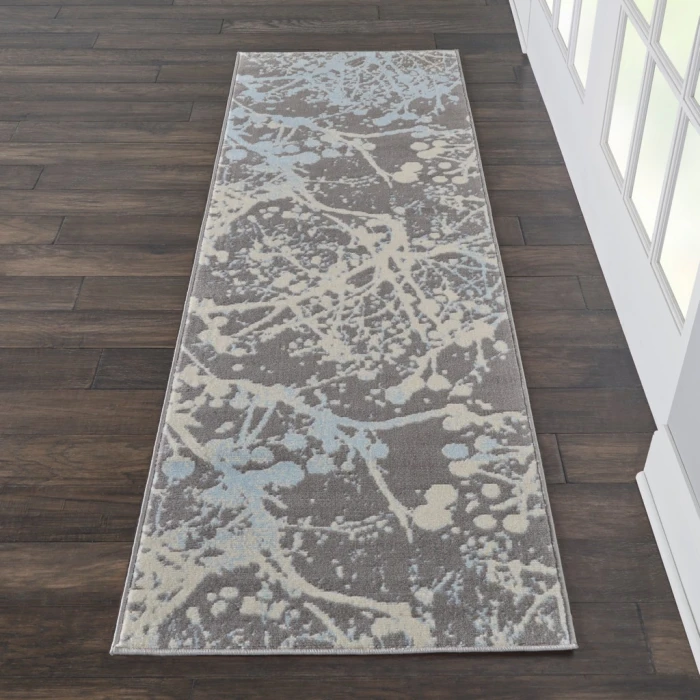 Nourison Jubilant Runner Area Rug JUB12-Grey