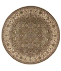 Nourison 2000 Round Area Rug 2091-Mushroom