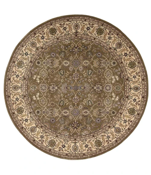 Nourison 2000 Round Area Rug 2091-Mushroom