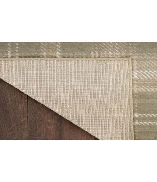 Nourison Grafix Olive GRF03 7 ft. 10 in. X 9 ft. 10 in. Rectangle Rug