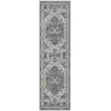 Nourison Home Quarry QUA18 Navy Ivory 2 ft. 2 in. X 10 ft. Area Rug