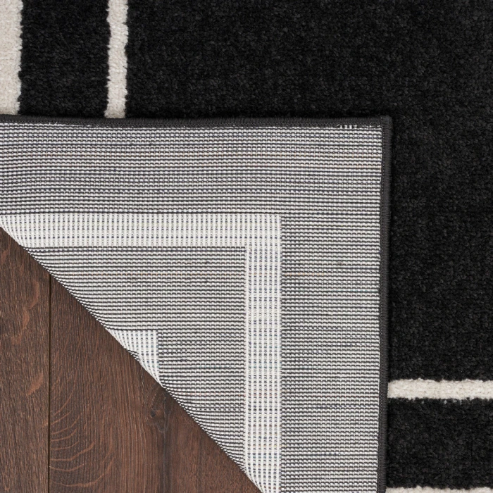 Nourison Nourison Essentials Area Rug NRE02 Black Ivory