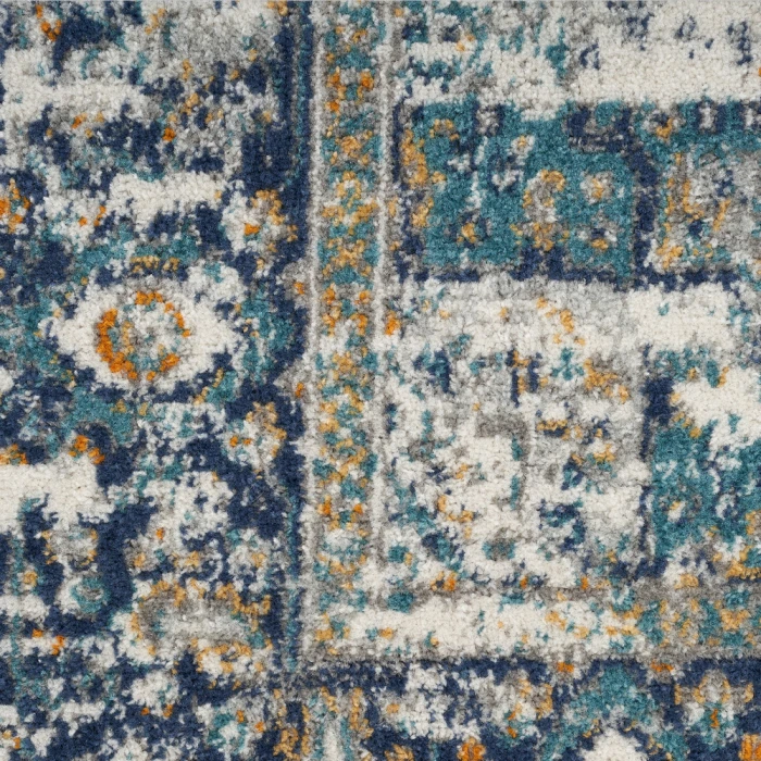 Nourison Passion Area Rug PSN03 Ivory/Grey/Blue