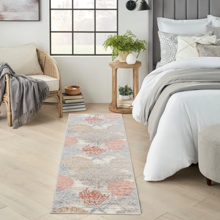 Nourison Seaside Multicolor SDS04 6 ft. Rect. Rug