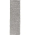 Nourison Malibu Shag Runner Area Rug MSG01-Silver Grey
