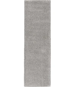 Nourison Home Malibu Shag MSG01 Silver Grey 2 ft. 2 in. X 9 ft. 10 in. Area Rug