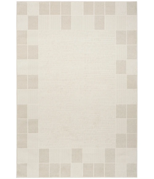 Nourison Home Nordic Ivory Grey NRC07 4 ft. X 6 ft. Rectangle Rug