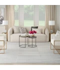 Inspire Me! Home Décor Brushstrokes Area Rug BSK04 Silver Grey