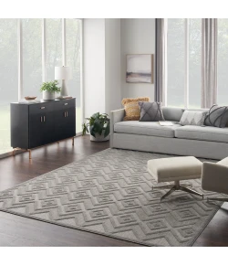 Nourison Home Versatile NRV01 Silver Grey 9 ft. X 12 ft. Area Rug