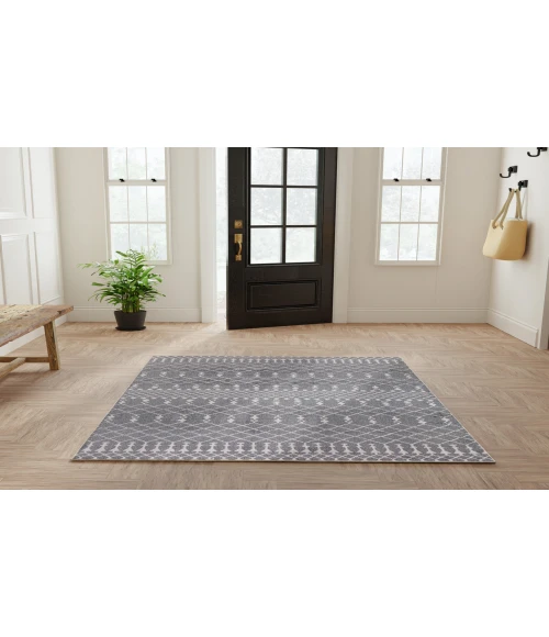 Nourison Astra Machine Washable Denim ASW10 4 ft. X 6 ft. Rectangle Rug