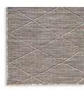 Nourison Washable Solutions Grey/Mocha WSL01 5 ft. X 7 ft. Rect. Rug