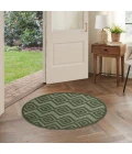 Nourison Home Versatile Green NRV01 4 ft. Round Rug