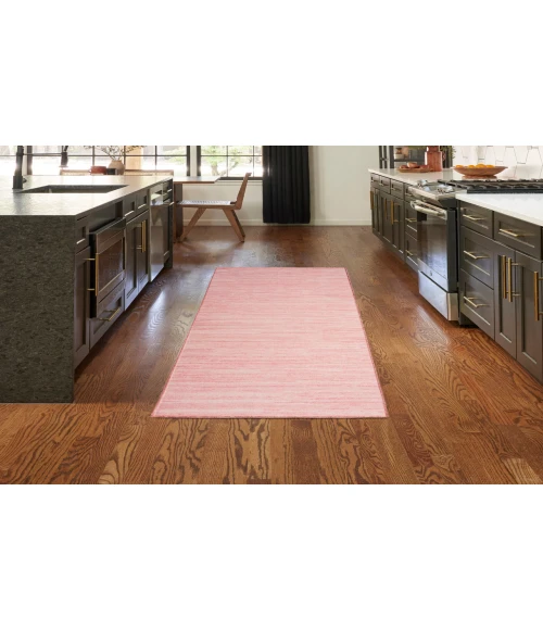 Nourison Washable Essentials Pink WAE01 2 ft. X 6 ft. Rectangle Rug