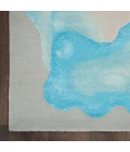 Nourison Prismatic Sea Mist Blue Area Rug PRS22 Sea Mist Blue 7'9" x 9'9"