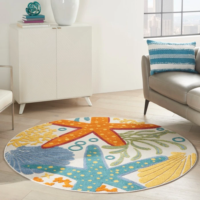 Nourison Aloha Area Rug ALH24-Multicolor