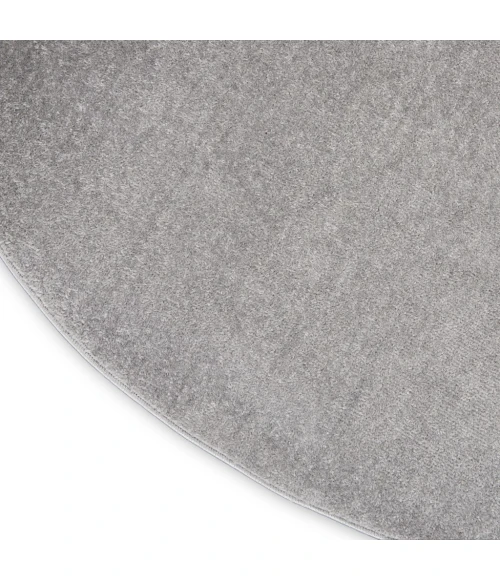 Nourison Essentials Silver Grey Area Rug NRE01-Silver Grey