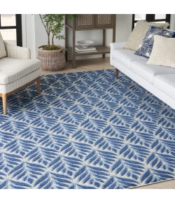 Nourison Home Aloha ALH35 Blue 7 ft. 10 in. X 10 ft. 6 in. Area Rug