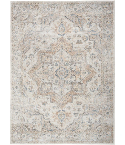 Nourison Astra Machine Washable Area Rug ASW12 Silver Grey