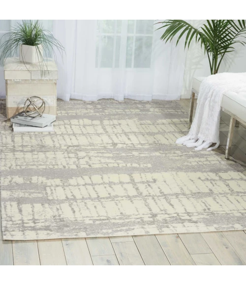 Nourison Twilight Area Rug TWI10 Ivory 7'9" x 9'9"