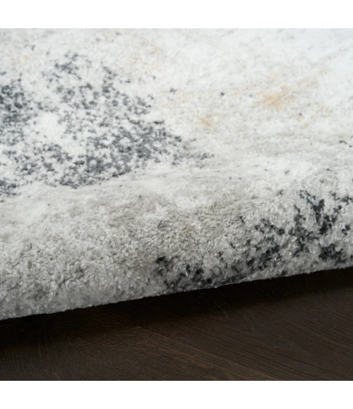 Nourison Dekor Grey Charcoal DEK07 7 ft. 10 in. X 9 ft. 10 in. Rect. Rug