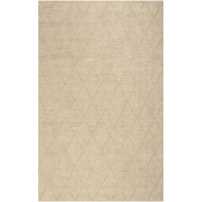 Nourison Wool Haven Beige WOH01 5 ft. 3 in. X 7 ft. 3 in. Rectangle Rug