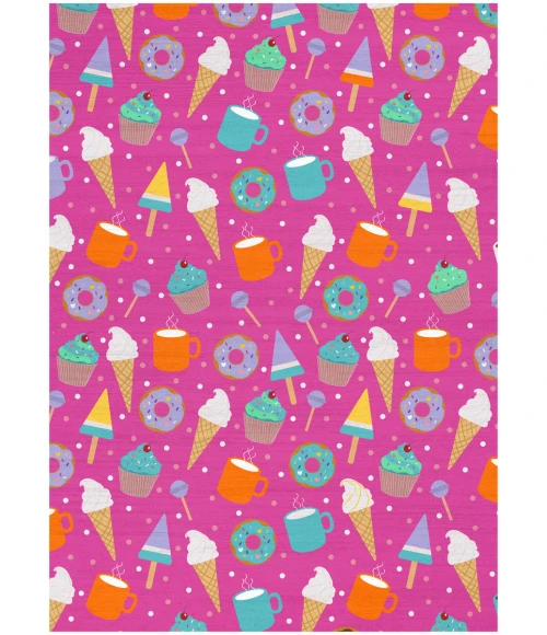 Nourison Home Imagination Pink Multicolor IMA19 3 ft. 5 in. X 5 ft. Rectangle Rug