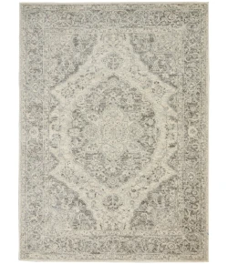 Nourison Home Tranquil TRA05 Ivory/Grey 4 ft. X 6 ft. Area Rug