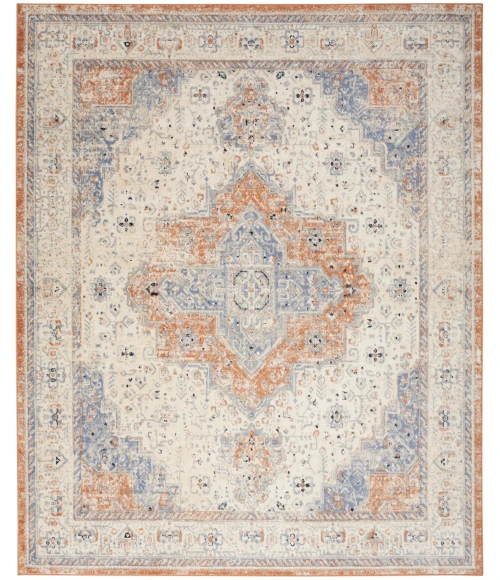 Nourison Nourison Essentials Persian Beige Blue NRE07 8 ft. X 10 ft. Rect. Rug