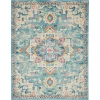 Nourison Home Passion PSN25 Ivory/Light Blue 9 ft. X 12 ft. Area Rug