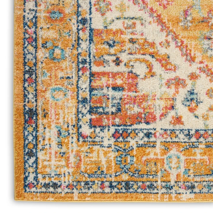 Nourison Passion Area Rug PSN23-Ivory/Yellow