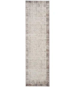 Nourison Home Elation ETN05 Ivory Grey 2 ft. 3 in. X 7 ft. 6 in. Area Rug