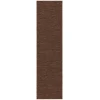 Nourison Home Washable Solutions WSL01 Mocha 2 ft. 2 in. X 8 ft. Area Rug