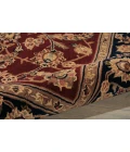 Nourison 2000 Round Area Rug 2002-Burgundy