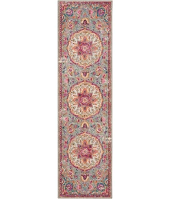 Nourison Home Passion PSN22 Grey Multicolor 2 ft. 2 in. X 7 ft. 6 in. Area Rug