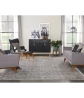 Nourison Starry Nights Area Rug STN09 Grey/Navy 9'10" x 12'6"