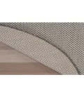 Nourison Courtyard Ivory/Charcoal COU01 5 ft. X 8 ft. Oval Rug