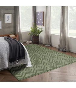Nourison Home Versatile NRV01 Green 10 ft. X 14 ft. Area Rug